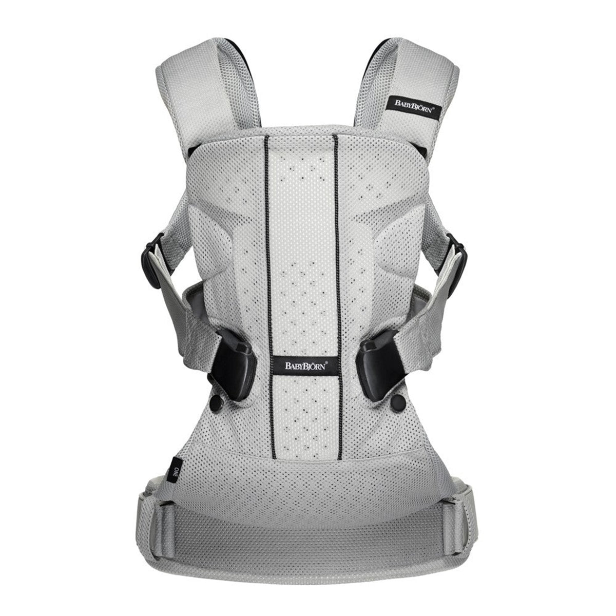 BabyBjorn Baby Carrier One Air Silver Mesh — BabyStyle