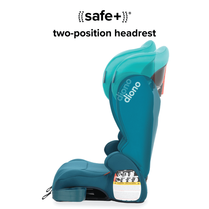 The new and improved XL 2-in-1 booster seat transforms from a high-back booster to a backless booster as your big kid grows.