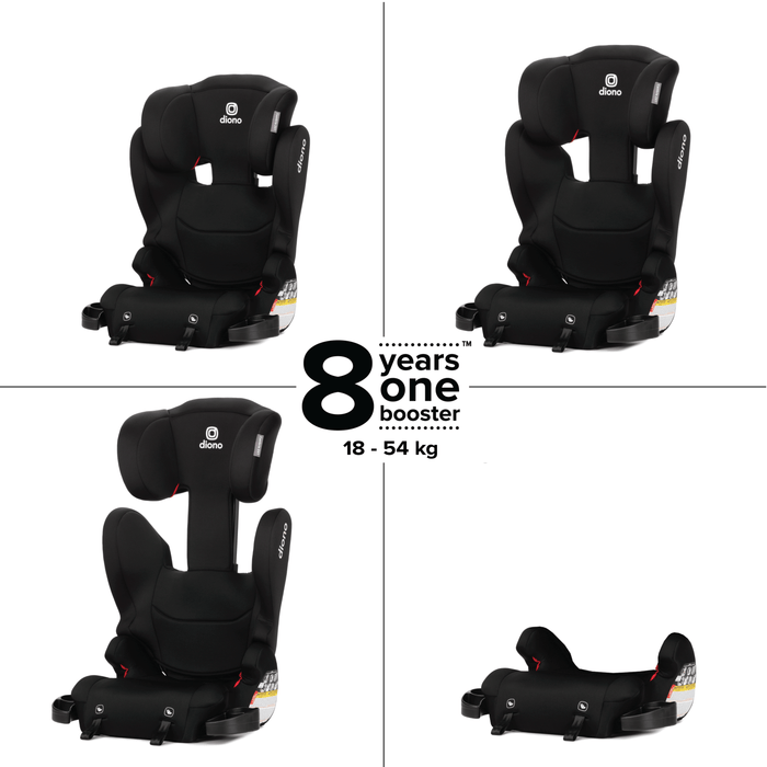 The new and improved XL 2-in-1 booster seat transforms from a high-back booster to a backless booster as your big kid grows.