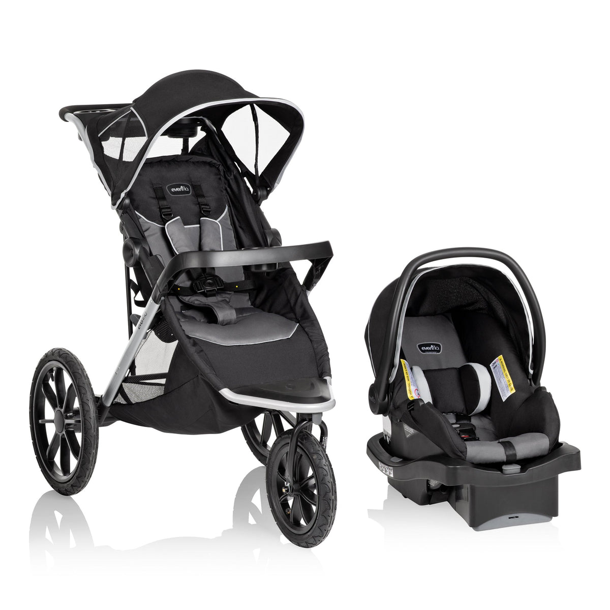 evenflo victory jogging stroller how to fold Evenflo Victory Plus Jogging Stroller Travel System