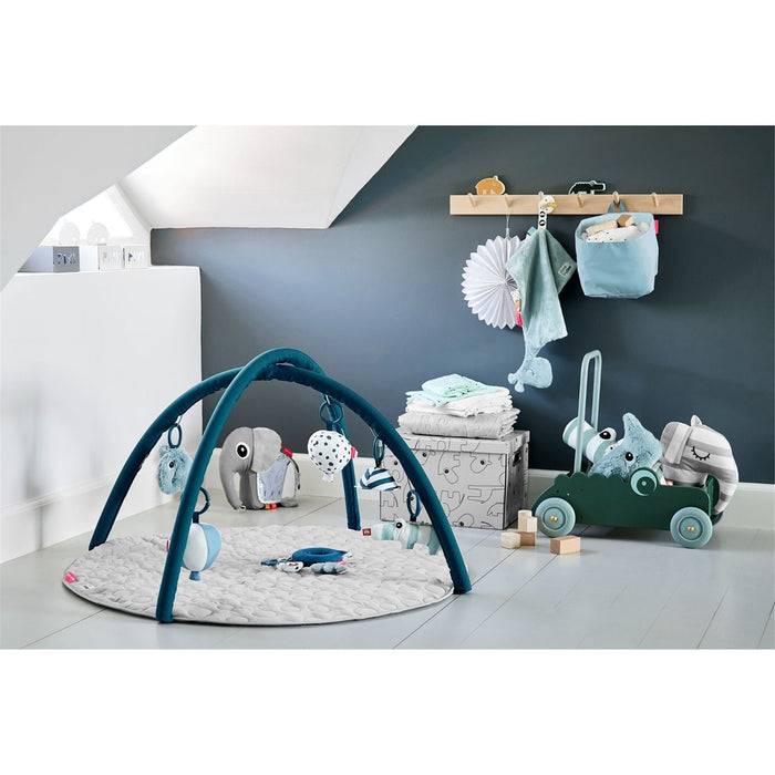 Done By Deer Activity Play Mat Deer Friends Blue