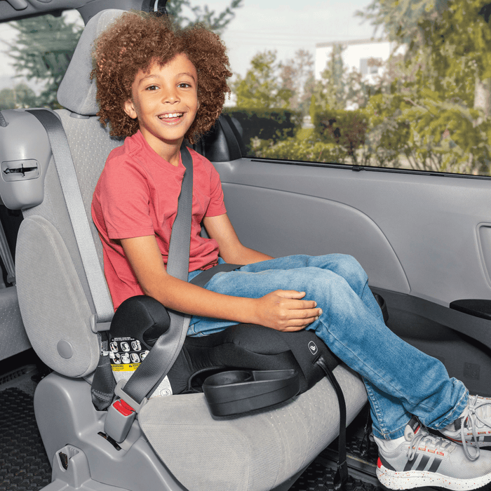 The new and improved XL 2-in-1 booster seat transforms from a high-back booster to a backless booster as your big kid grows.