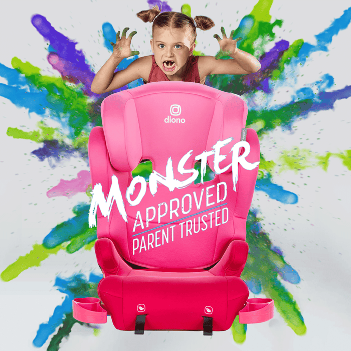 The new and improved XL 2-in-1 booster seat transforms from a high-back booster to a backless booster as your big kid grows.