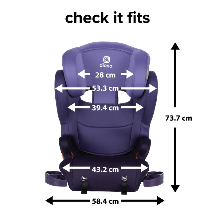 Diono XL 2-in-1 Booster Car Seat