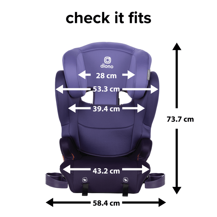 The new and improved XL 2-in-1 booster seat transforms from a high-back booster to a backless booster as your big kid grows.