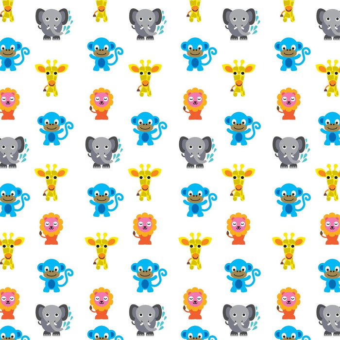 French Bull Jungle Party Wallpaper - Half Kit