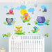 French Bull Jungle Wall Sticker