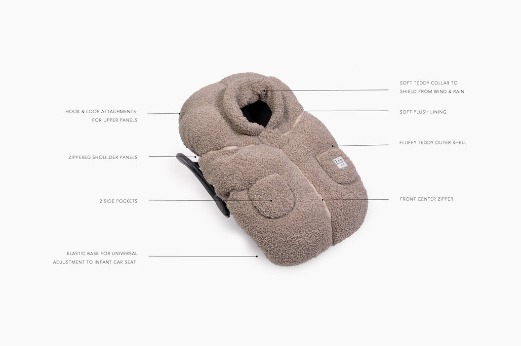 7AM Enfant Car Seat Cocoon - Teddy