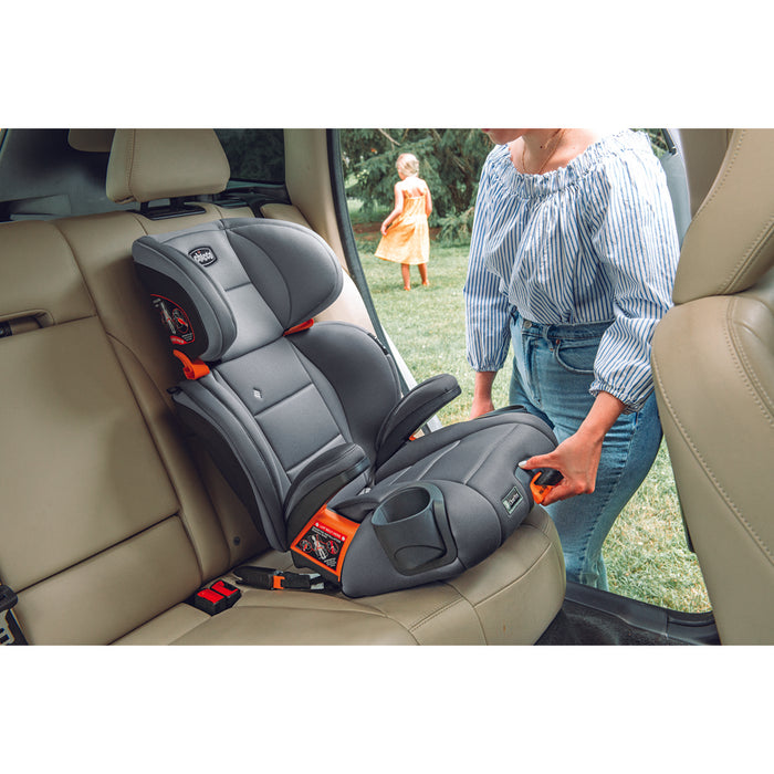 Chicco KidFit ClearTex Plus 2-in-1 Belt-Positioning Booster Car Seat Shadow