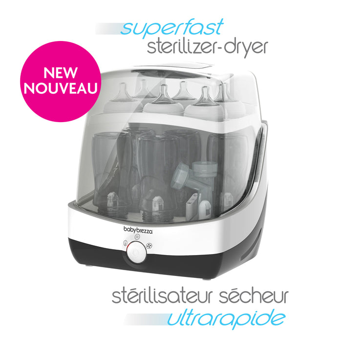 Stérilisateur sécheur ultra-rapide Baby Brezza Blanc