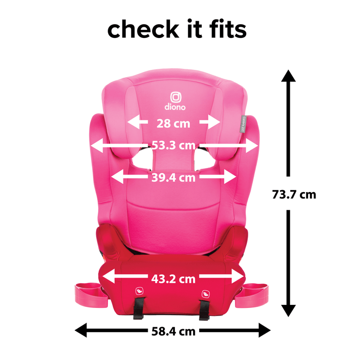 The new and improved XL 2-in-1 booster seat transforms from a high-back booster to a backless booster as your big kid grows.