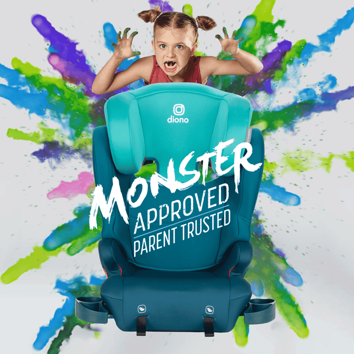 The new and improved XL 2-in-1 booster seat transforms from a high-back booster to a backless booster as your big kid grows.