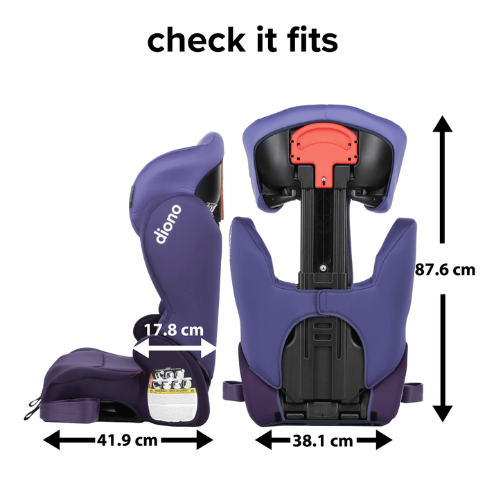 The new and improved XL 2-in-1 booster seat transforms from a high-back booster to a backless booster as your big kid grows.