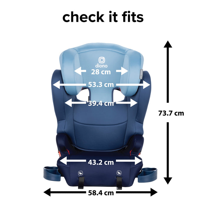 Diono XL 2-in-1 Booster Car Seat