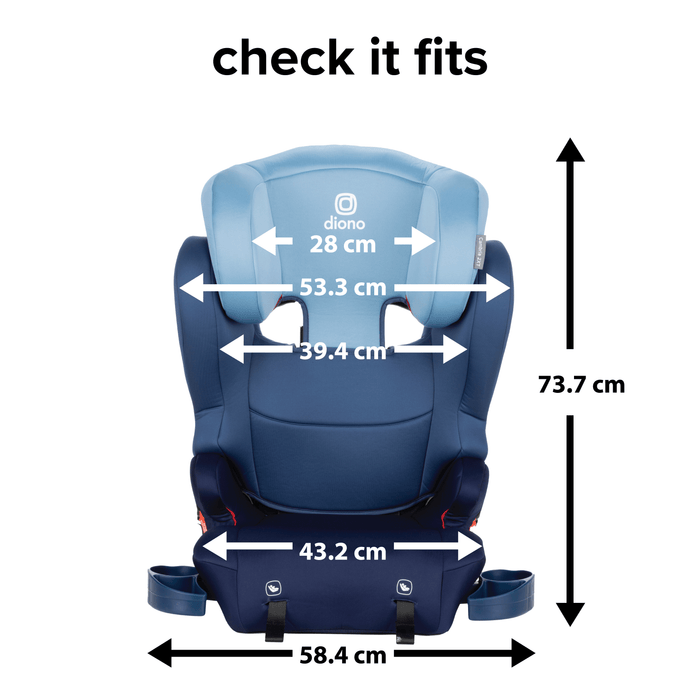 The new and improved XL 2-in-1 booster seat transforms from a high-back booster to a backless booster as your big kid grows.