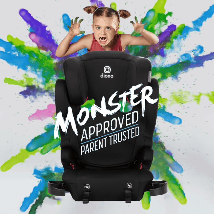 The new and improved XL 2-in-1 booster seat transforms from a high-back booster to a backless booster as your big kid grows.