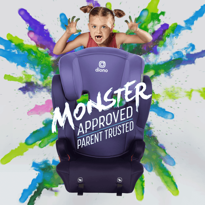 The new and improved XL 2-in-1 booster seat transforms from a high-back booster to a backless booster as your big kid grows.