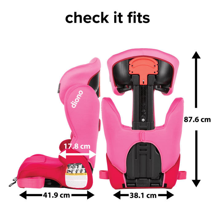 The new and improved XL 2-in-1 booster seat transforms from a high-back booster to a backless booster as your big kid grows.