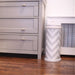 Ubbi Steel Diaper Pail - Grey Chevron