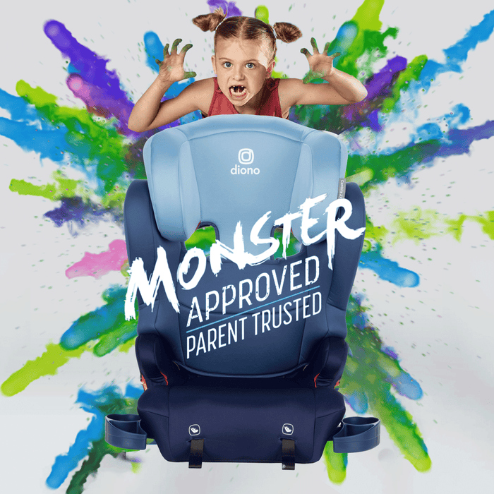 The new and improved XL 2-in-1 booster seat transforms from a high-back booster to a backless booster as your big kid grows.