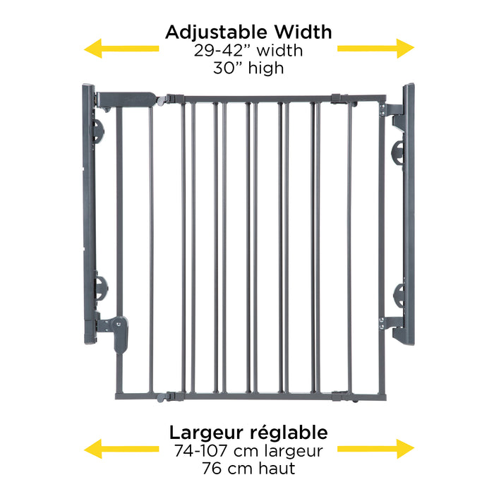 Safety 1st Ready to Install Gate - Grey (1 Pack)