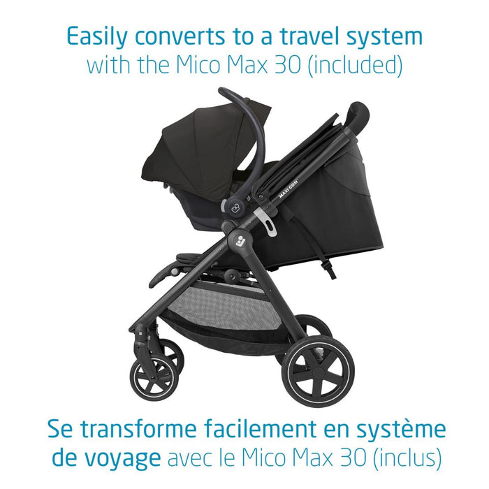 Maxi Cosi Gia Stroller Mico Max Infant Car Seat - Nomad Black