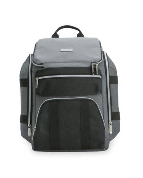 Baby Brezza Backpack Diaper Bag Grey/Black