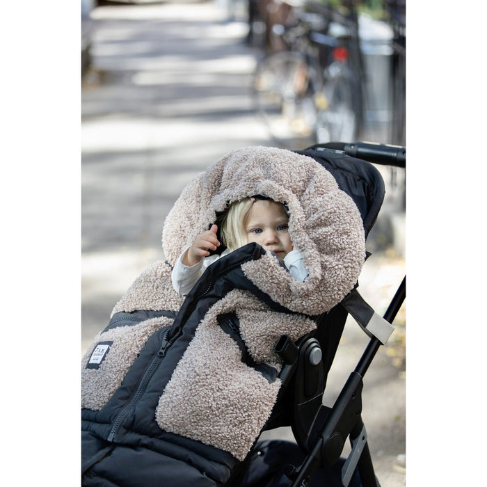 7AM Enfant Stroller Blanket - Oatmeal Teddy
