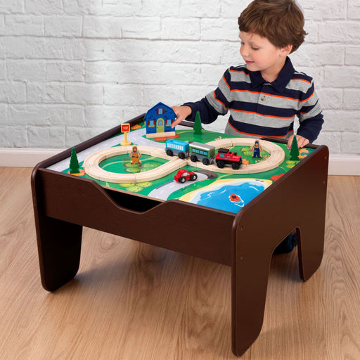 Kidkraft 2 in 1 Activity Table With Board Espresso