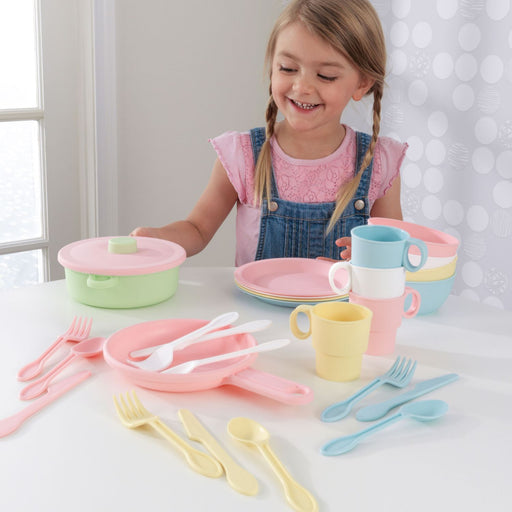 Kidkraft 27 Piece Pastel Cookware Playset