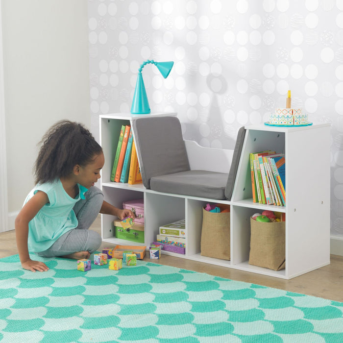 Kidkraft Bookcase With Reading Nook White