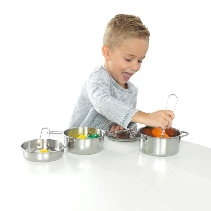 Kidkraft Deluxe Cookware Set With Food
