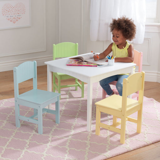 Kidkraft Nantucket Table 4 Chair Set Pastel